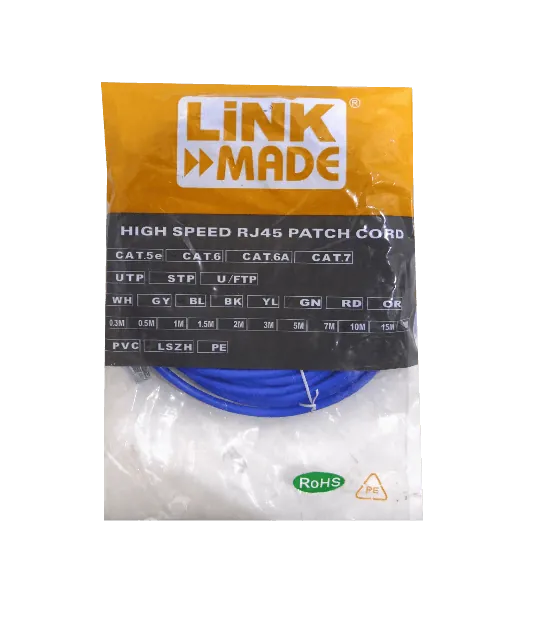 Cable Patch LINKMADE Cat6 U/UTP Azul LSZH, 10m, Inyectado, Multifilar 1