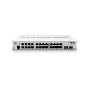 Switch MikroTik CRS326-24G-2S+IN, 24 Puertos Gigabit, 2 SFP+, Case Desktop, Rendimiento Avanzado