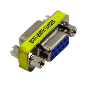 Conector Serial Hembra-Hembra DB9 sin Cable DE-09/HH