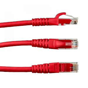 Cable Patch LINKMADE Cat6 Rojo LSZH 1 metro Inyectado Multifilar con Alta Estabilidad