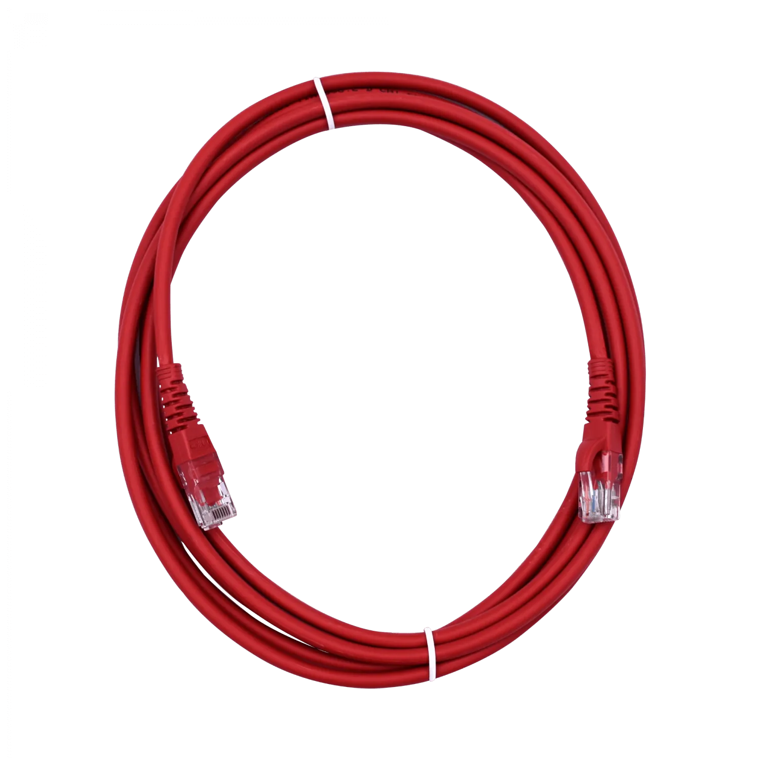 Cable Patch LINKMADE Cat6 U/UTP 3mt Rojo LSZH Inyectado Multifilar 1