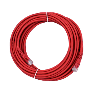 Cable Patch LINKMADE Cat6 7.5mt Rojo LSZH Inyectado Multifilar
