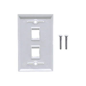 BLANCO 2-Keystone Vertical Faceplate 70x114mm