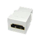 HDMI Hembra-Hembra Keystone Blanco - Miniatura 1