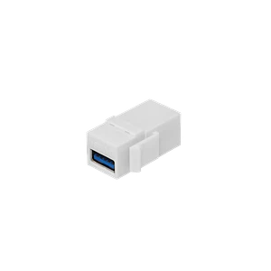 Keystone A-A USB-USB Blanco Plastico