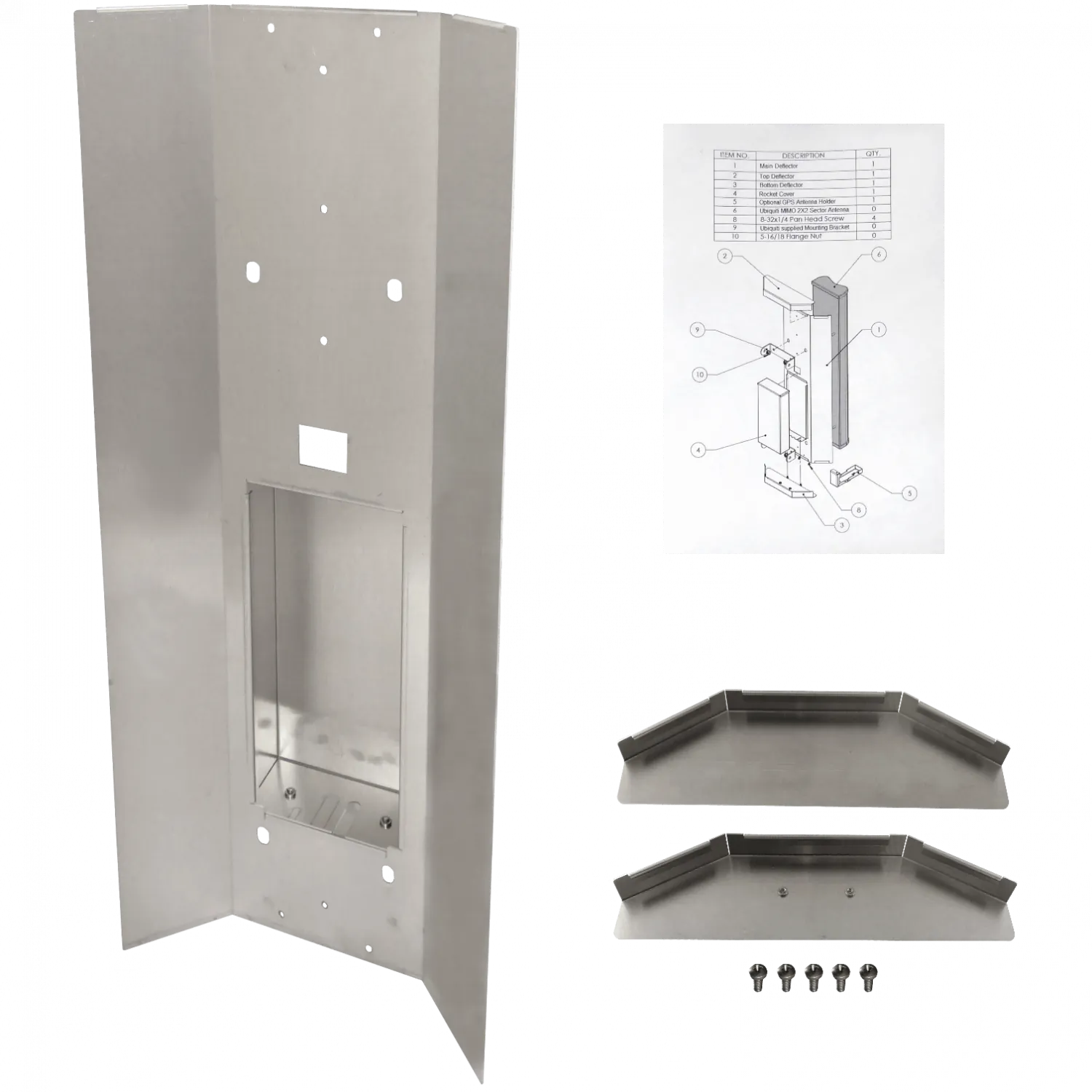 RFARMOR AM-2G16/5G20-90 UNITARIO ESCUDO P/SECTORIAL-ROCKET UBIQUITI 1