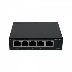 Switch TP-LINK TL-SG105 Metálico 5 Puertos Gigabit, Compacto, Auto MDI/MDIX, Plug and Play, No Admin
