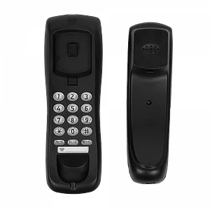 OHO Telefono Analogo Gondola Negro 1-RJ11-M/H