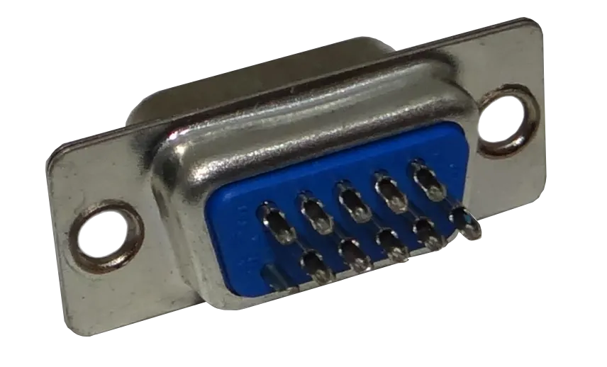 Conector VGA Macho HD15 15 Pines Soldable DE-15/M 31mm 1