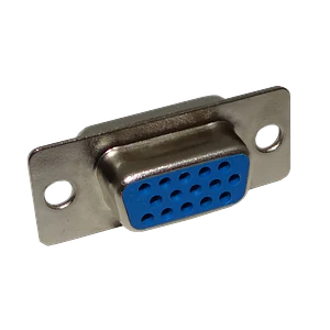 Conector VGA-H DB15 Hembra 15-Pin Soldable 31mm Requiere DB-CAP DE-15/H