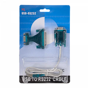 Adaptador USB a serial RS232 DB25 DB9 incluye cable y convertidor