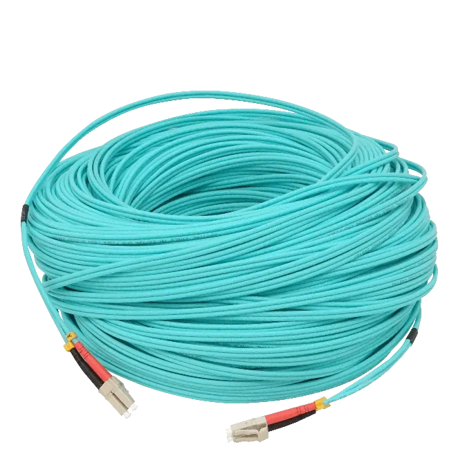 100mt LC-LC OM3 MultiModo MM Duplex Jumper Fibra 3.0mm 50/125um LSZH 1