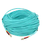 100mt LC-LC OM3 MultiModo MM Duplex Jumper Fibra 3.0mm 50/125um LSZH - Miniatura 1