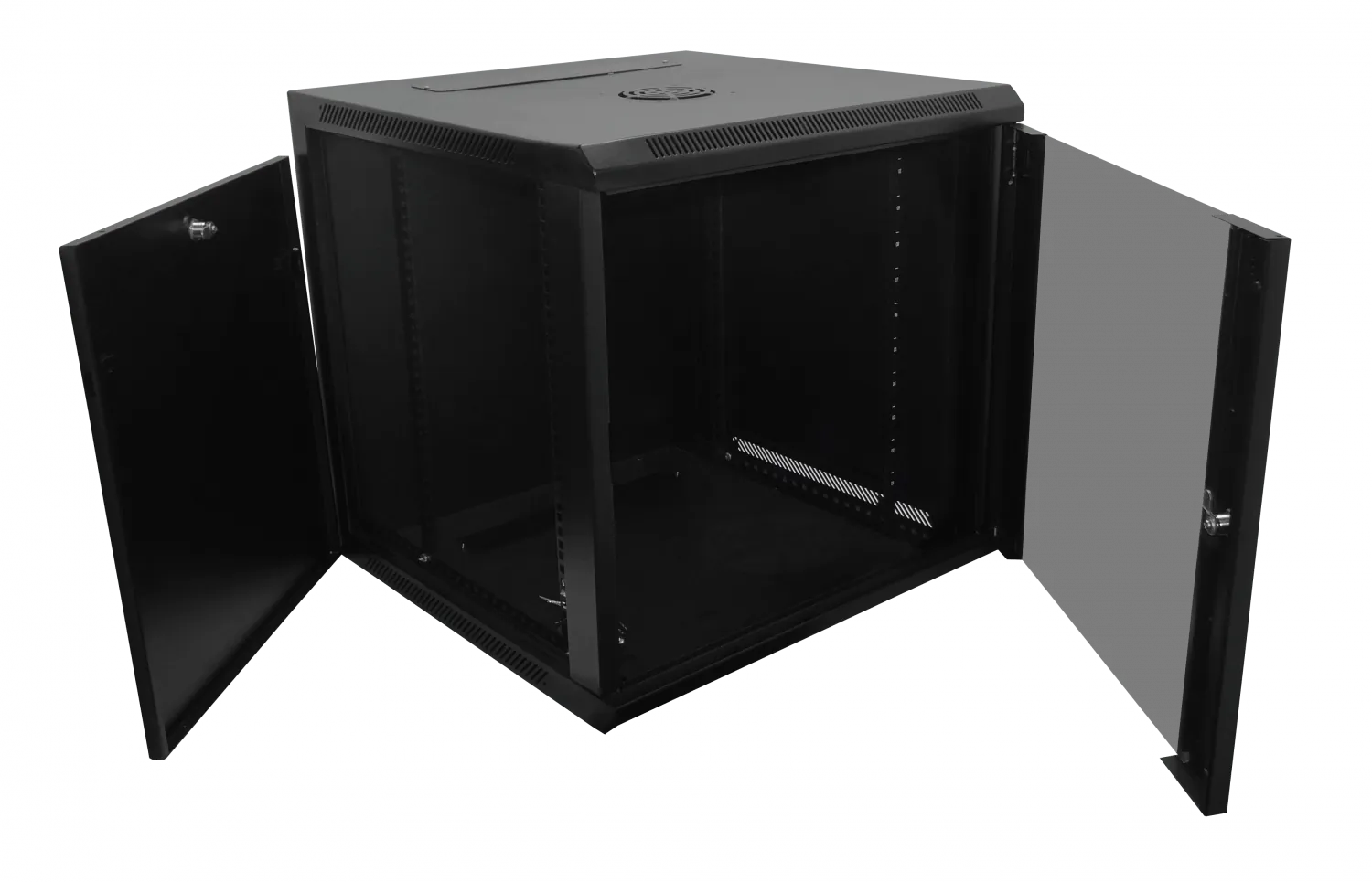 Gabinete Pared LINKMADE RK11-6L 11U Fondo 60cm Negro Rack 1