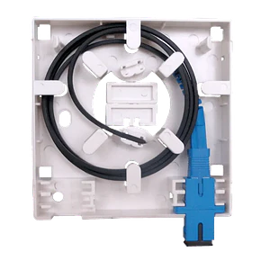 Caja de terminación fibra óptica BOX-2 para interior IP20 con 2 adaptadores SC/LC