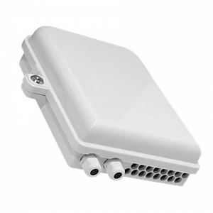 Caja NAP de Fibra Óptica 16 Puertos IP65 Blanca - BOX-2-16C