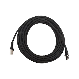 Cable Patch LINKMADE Cat6 S/FTP 10mt Negro LSZH Inyectado Multifilar