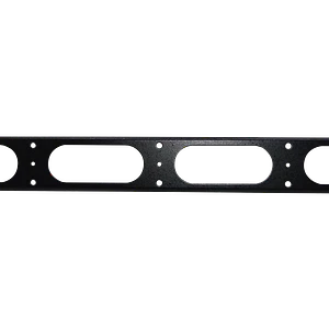 Tapa Cubre Espacio LINKMADE RAP-1A 1U Negro Fierro Aperturas Rack