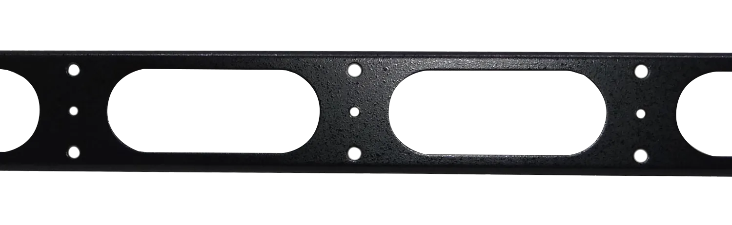 Tapa Cubre Espacio LINKMADE RAP-1A 1U Negro Fierro Aperturas Rack 1
