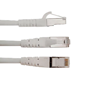 Cable Patch LINKMADE Cat6 F/UTP 2mt Blanco LSZH Inyectado Multifilar