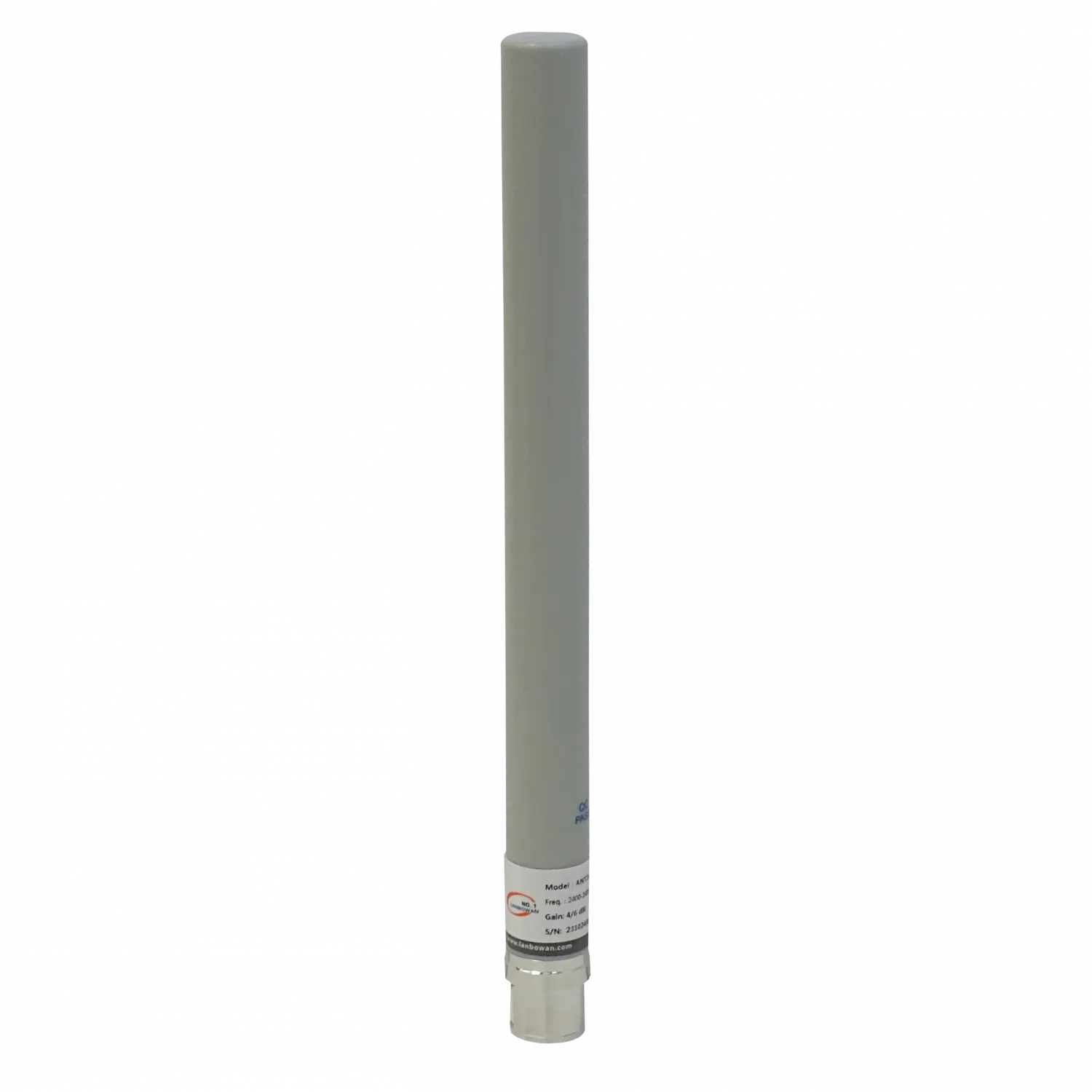 Antena Omni 4dBi/2,4GHz-2,48GHz 6dBi/5,15-5,85GHz 60º N-Macho 20x220mm 1