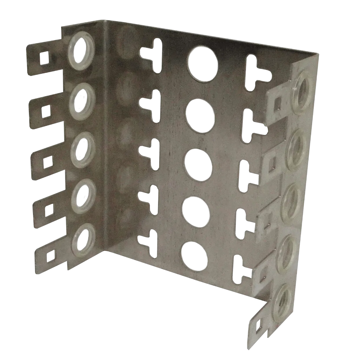 50-Pares 22mm 5-KRONE Soporte Metalico Base 5-Regletas 1