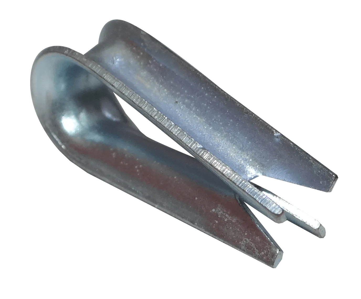Pasacabo Zincado Gancho para Piola Acero Thimble 1