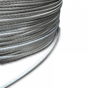 Cable Acero Zincado 3mm 7x7 por-Metro Zinc-Plated