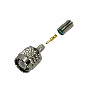 Conector TNC-Macho TM2C – Crimpeable para LMR195/CA195, Serie-195