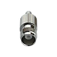 Conector coaxial TNC hembra crimpeable para cable LMR195 RG58 serie 195 - Miniatura 1
