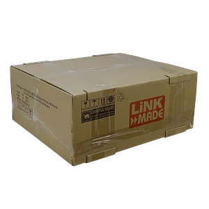 Gabinete Seguridad LINKMADE RK04-6LF 4U Fondo 60cm Negro Puerta de Fierro