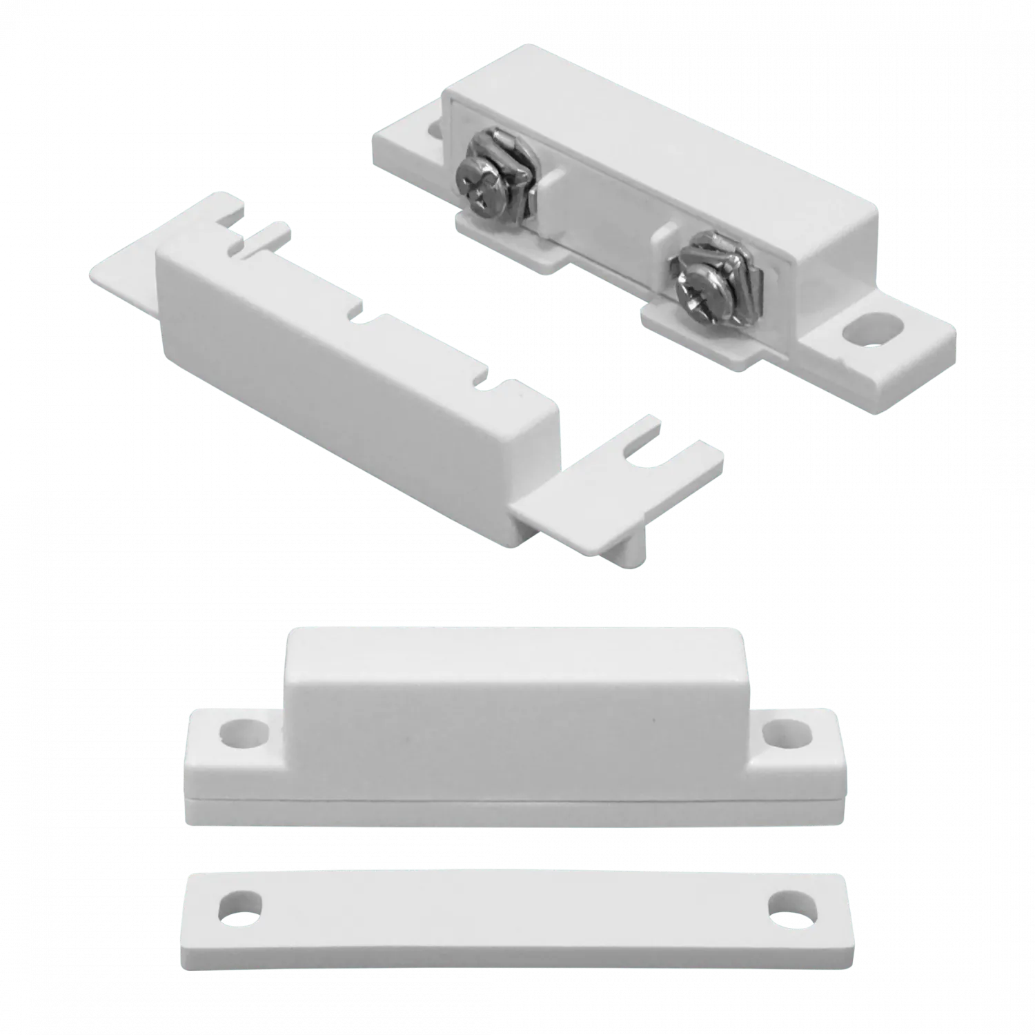 Sensor Magnético Bestkey DS-BLANCO1 para Puertas y Ventanas, 2C, Montaje con Tornillos 1