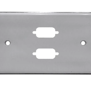 Faceplate VGA Metalico LINKMADE FP2MV 2U 2 VGA HH 70x114mm Requiere VGA