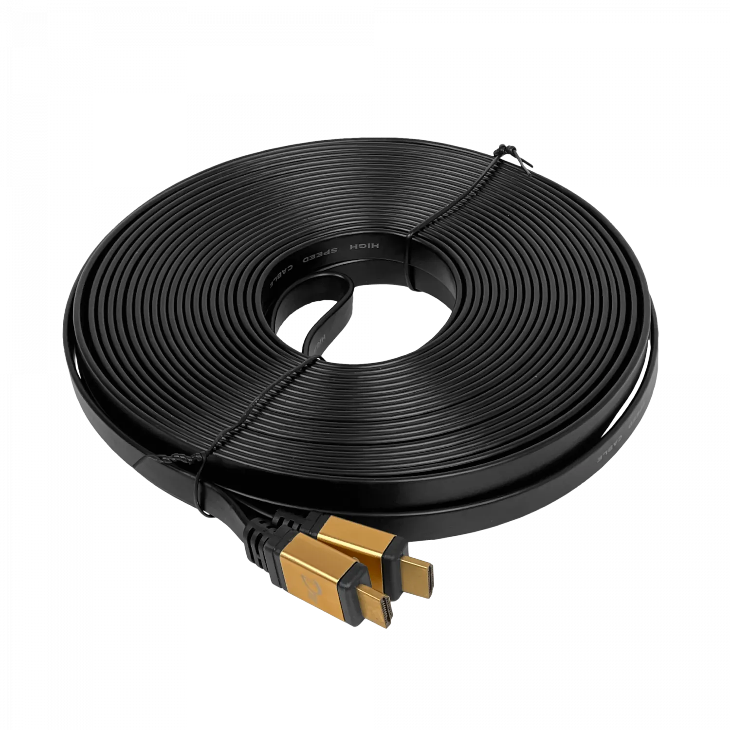 Cable HDMI 20m Plano v1.4, HDMI-M a HDMI-M, Negro, 3D 1