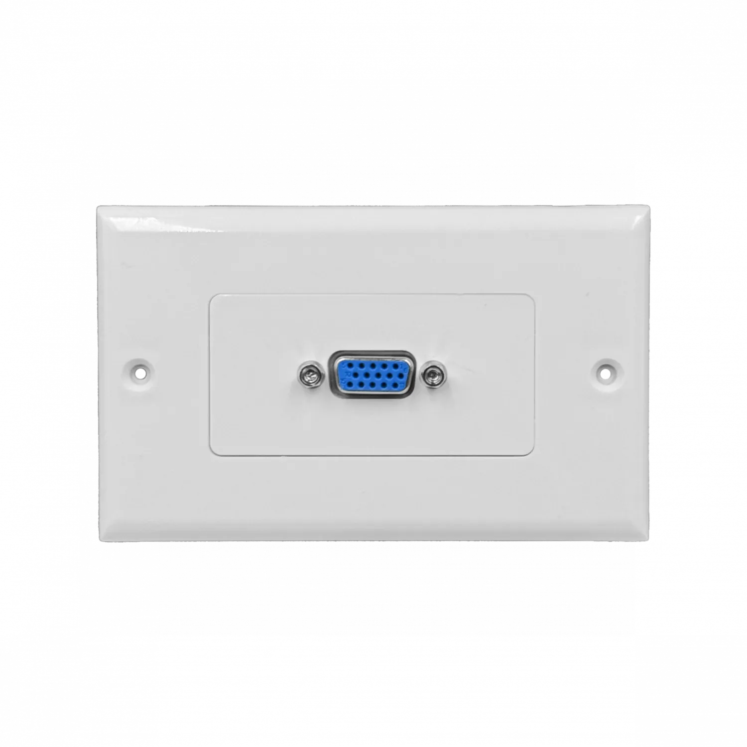 Faceplate VGA Hembra-Hembra Blanco 70x114mm WPHD15FF 1