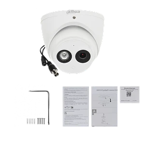 Cámara Domo Dahua 2MP 1080p 2.8mm IR50m HDCVI IP67 HAC-HDW1200EM-A - Seguridad Profesional