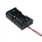 PORTA-2AA. Porta-Pila 2-AA Negro Cable-10cm - Miniatura 1