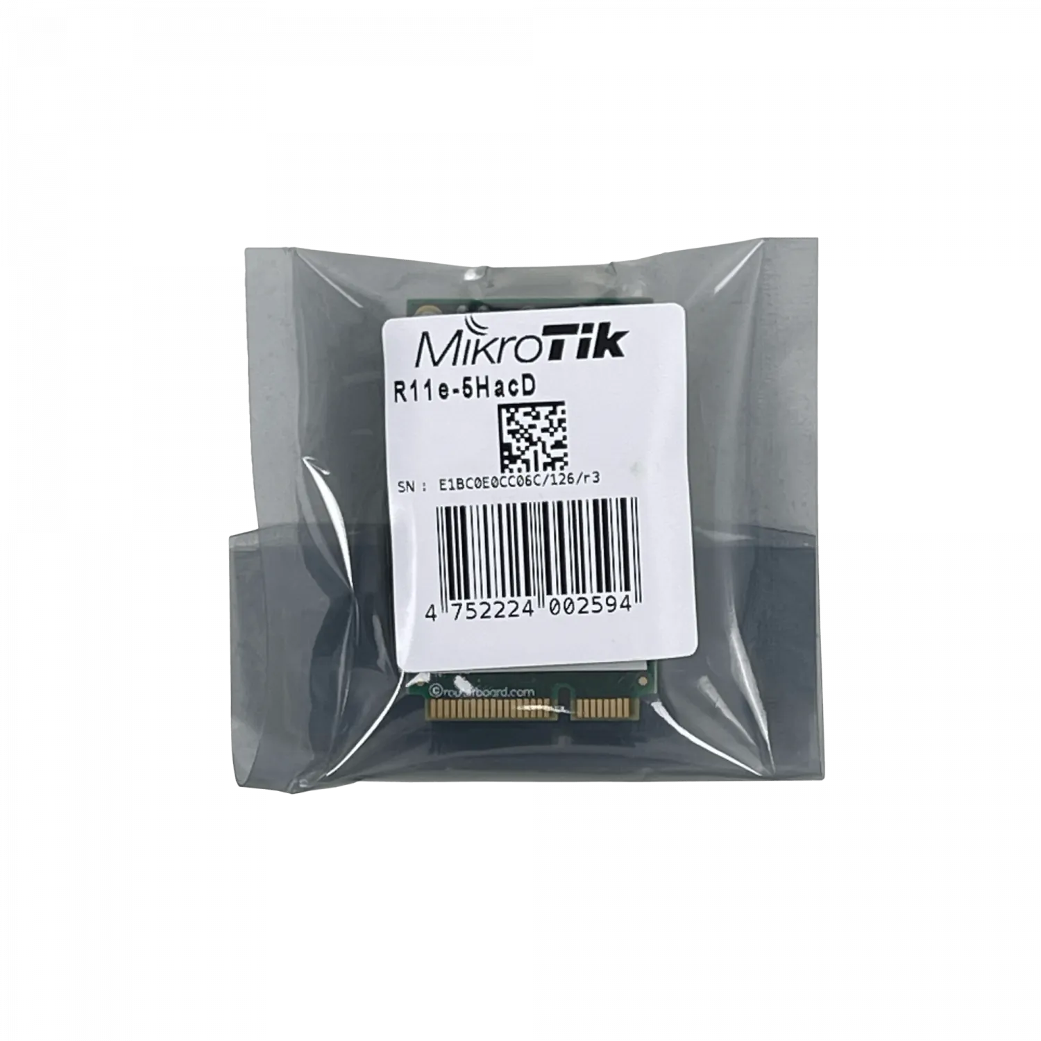 Tarjeta miniPCI-e MikroTik R11e-5HacD - 5 GHz, 802.11ac, Doble Cadena 1