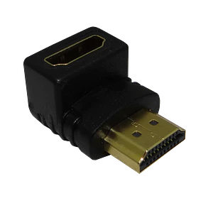 Adaptador HDMI 90° Ángulo Abajo Hembra a Macho H-M Conector Genérico