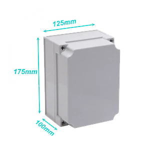Caja plastica Tibox TJ-AG-1217-1 125x175x100mm gris IP66 RoHS