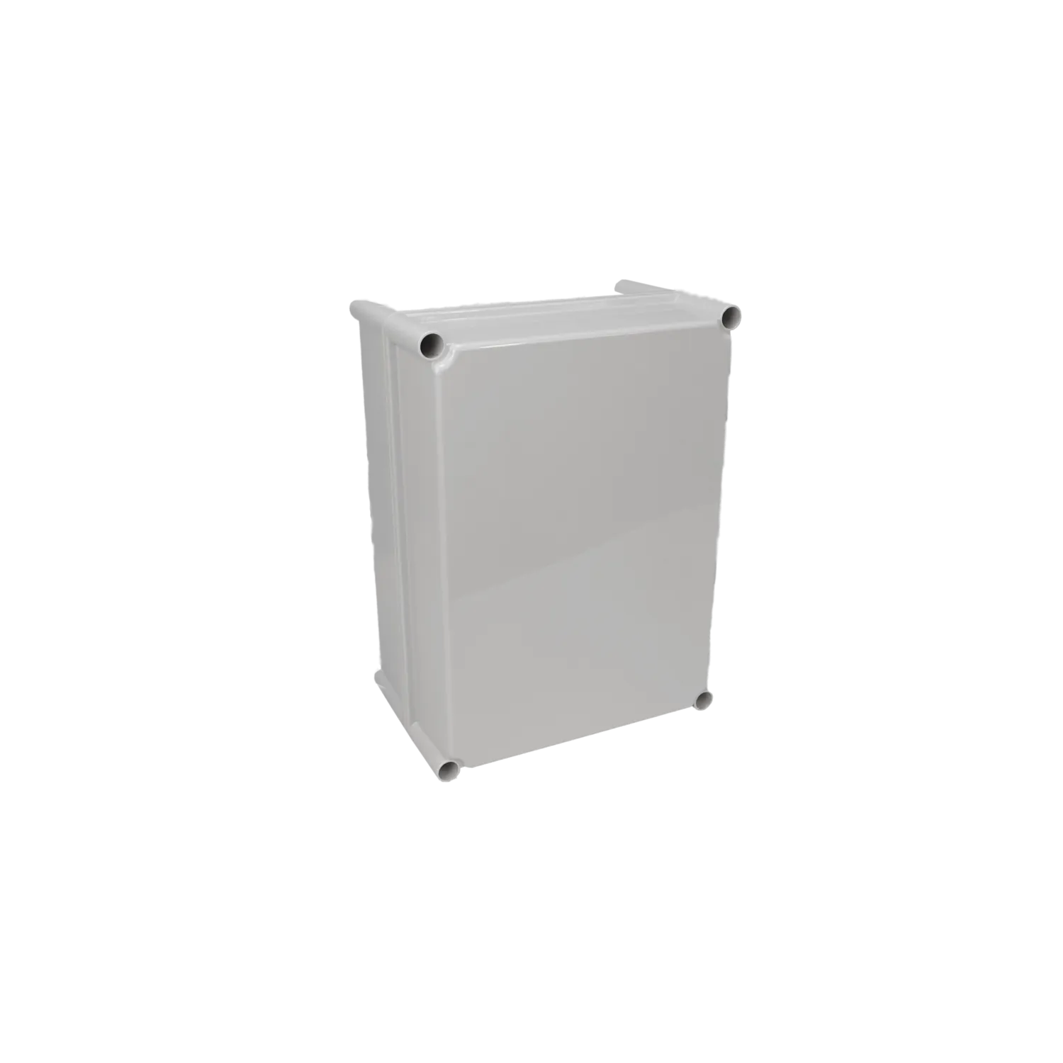 AG-2838-1. 380x280x180mm Tapa-Gris Caja Gris Plastica c/Placa IP66 RoHS 1