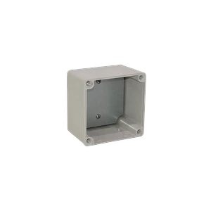 Caja ABS Tibox TJ-AT-1212 125x125x100mm IP66 tapa transparente con placa aluminio