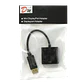 Adaptador HDMI Hembra a DisplayPort Macho, 1080p, 15cm, Negro - Miniatura 1