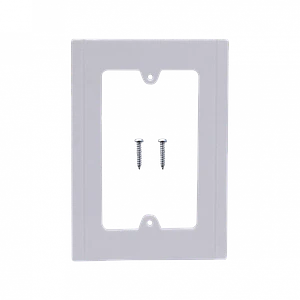 Portamodulo universal LinkChip QN1K 100x50mm blanco con tornillos