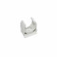 Abrazadera soporte LinkChip PVC16-A 16mm para tubo PVC blanco con tornillo - Miniatura 1