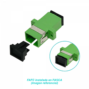 SC-SX Tapa Ciega para Copla de Fibra y modulo SFP-SC Falso Polo LC-DX