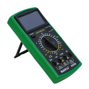 BAKU Multitester Digital inc-Bateria9V 1000VDC 750VAC 10A BK-9205B