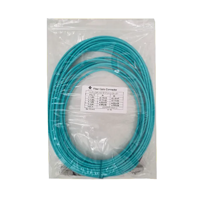10mt LC-LC OM3 MultiModo MM Duplex Jumper Fibra 3.0mm 50/125um LSZH 1