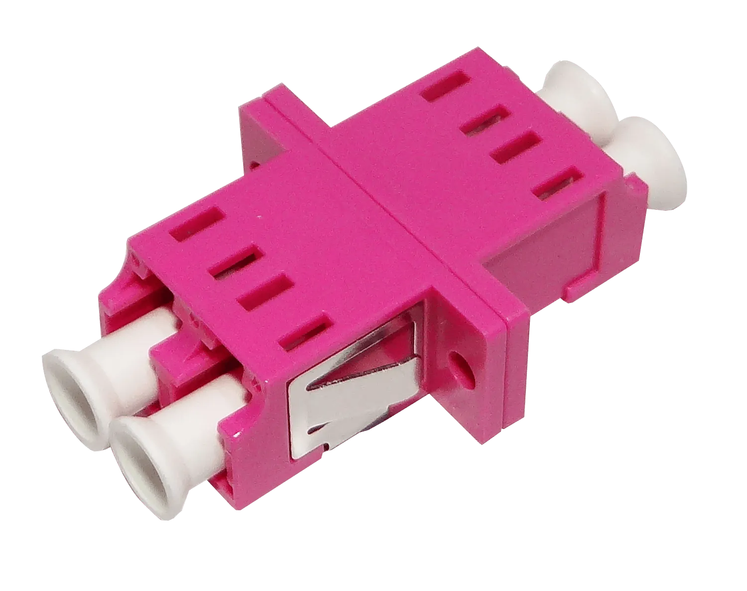 LC-LC Fucsia MM DX-Duplex Copla p/Fibra Adaptador p/Cabecera-CL/Caja 1