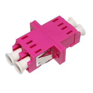 LC-LC Fucsia MM DX-Duplex Copla p/Fibra Adaptador p/Cabecera-CL/Caja